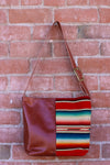 Leather & Serape Handbag