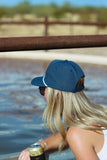 Cobalt & Silver Athletic Roper Hat