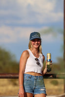 Cobalt & Silver Athletic Roper Hat