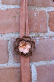 Leather Flower Headstall