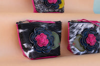Cowhide MINI Makeup Bag