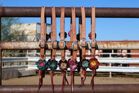 Leather Flower Headstalls