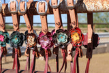 Leather Flower Headstalls