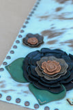 12 x 25 Cowhide Centerpiece